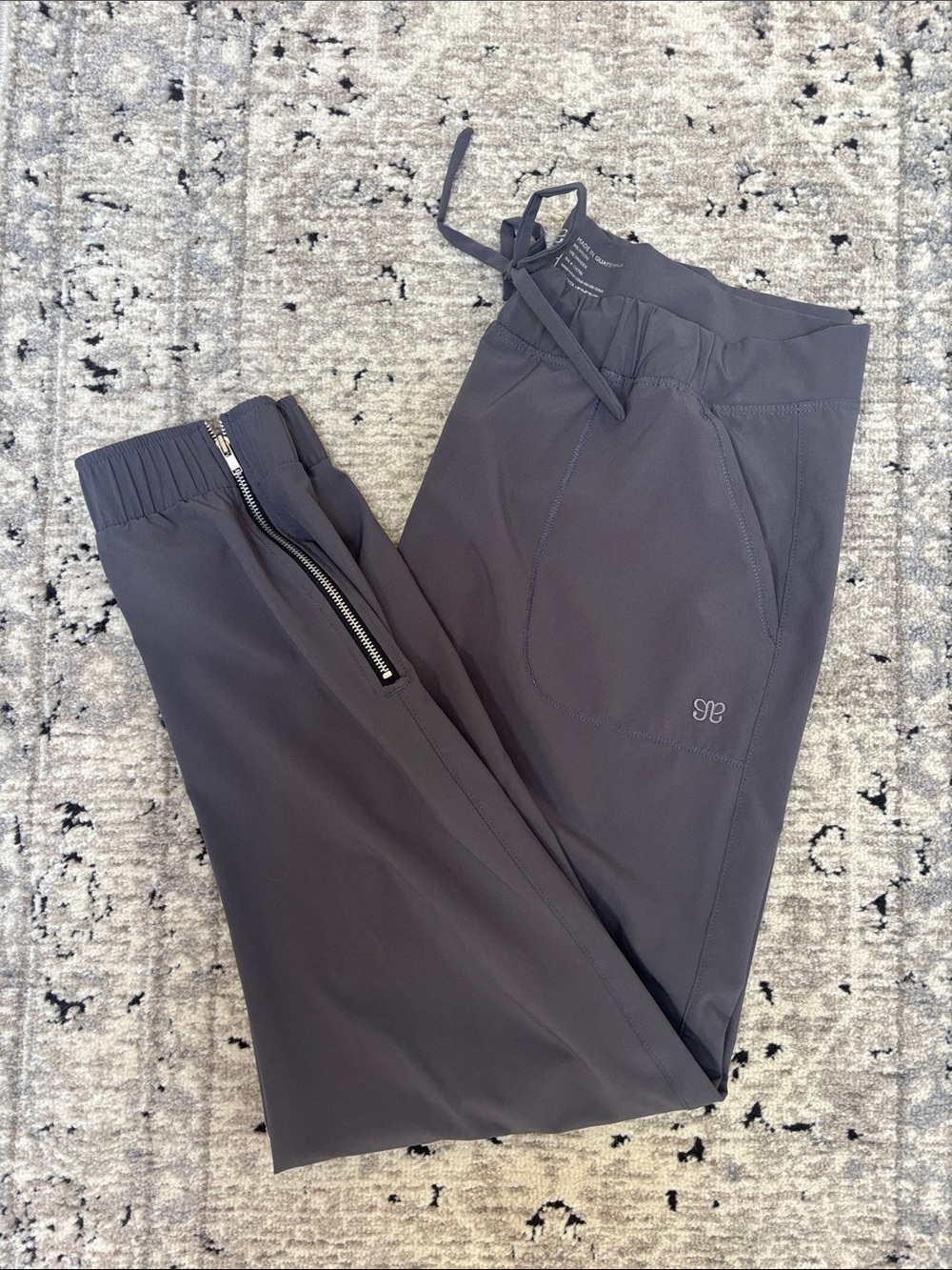 Albion Charcoal Gray Drawstring Joggers